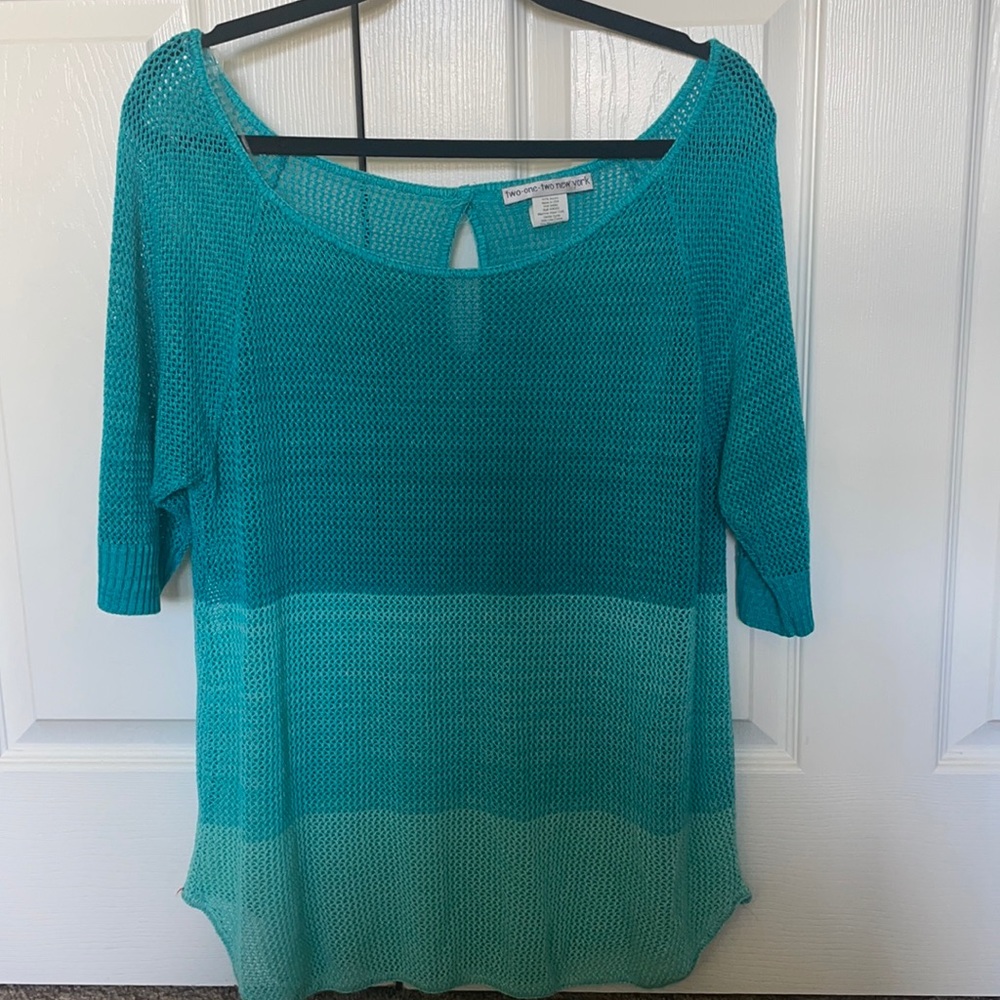 Two-one-two New York loose knit top